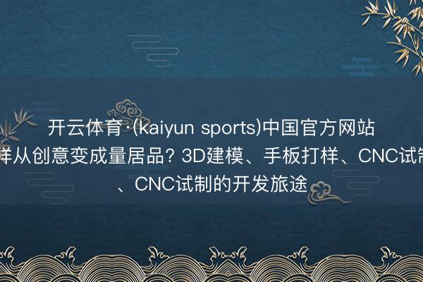 开云体育·(kaiyun sports)中国官方网站 异形锅具怎样从创意变成量居品? 3D建模、手板打样、CNC试制的开发旅途