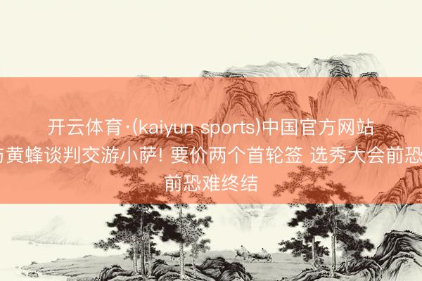 开云体育·(kaiyun sports)中国官方网站 国王与黄蜂谈判交游小萨! 要价两个首轮签 选秀大会前恐难终结
